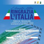 Frecce Tricolori a L’Aquila, la pattuglia acrobatica volerà su San Bernardino