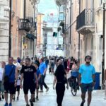 Turisti a L’Aquila, in migliaia dall’Italia e dall’estero:”Tornare è sempre un’emozione”