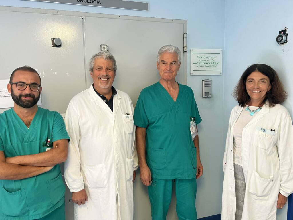 Trattamento ipertrofia benigna della prostata, Urologia Asl 1 nella rete dei centri nazionali