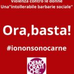 Violenza sulle donne, la protesta: sit-in di sensibilizzazione delle Democratiche L’Aquila