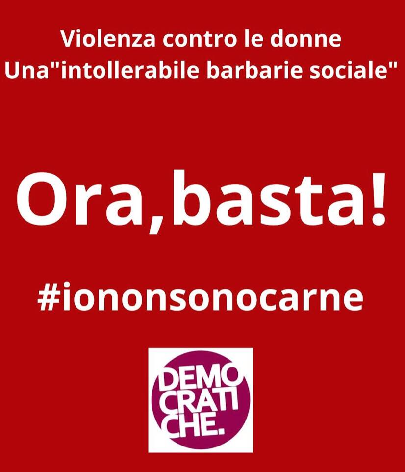 Violenza sulle donne, la protesta: sit-in di sensibilizzazione delle Democratiche L’Aquila