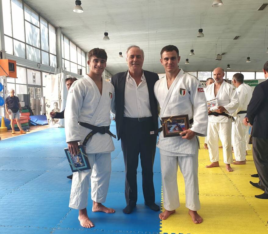 Il grande judo sul tatami di Avezzano, premiati Lucio Tavoletta e Bruno Alessandro D’Urbano