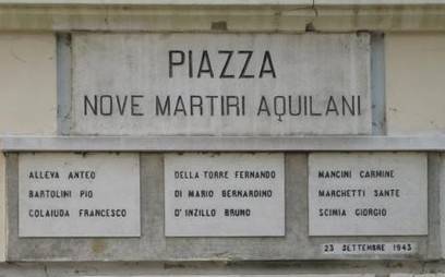 Nove Martiri aquilani, Biondi: “L’Aquila si inchina”
