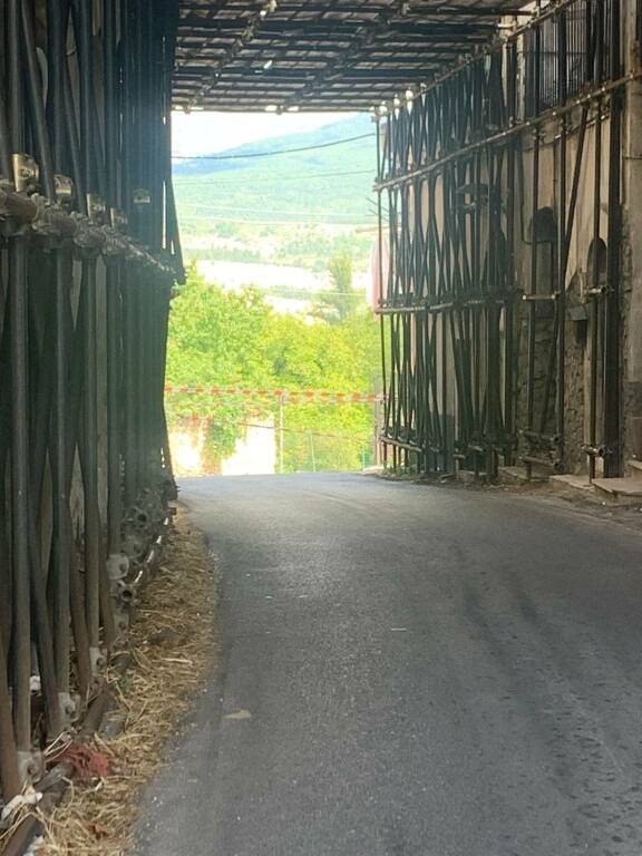 Monticchio, chiuso tratto della provinciale 36
