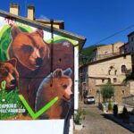Un murale per l’orsa Amarena, l’opera a Cansano