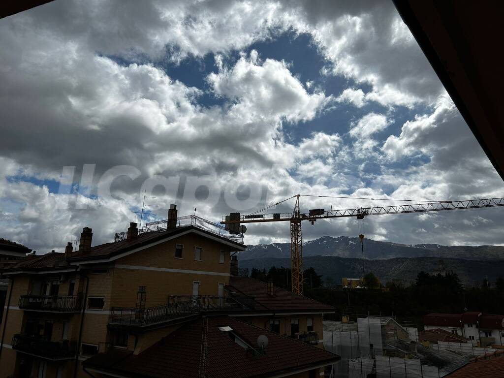 L’Aquila, l’inverno si avvicina: nel weekend nubi e fenomeni sparsi