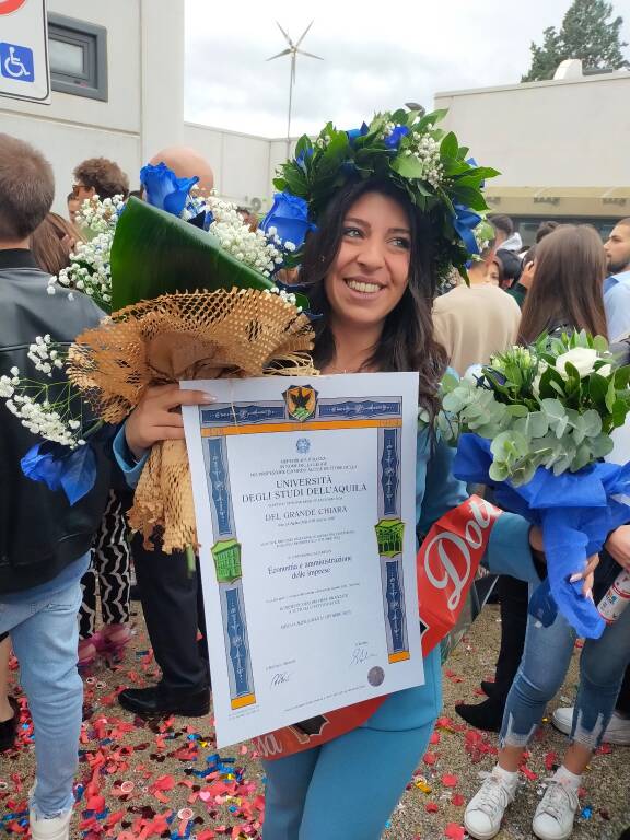 Congratulazioni alla neo dottoressa Chiara Del Grande