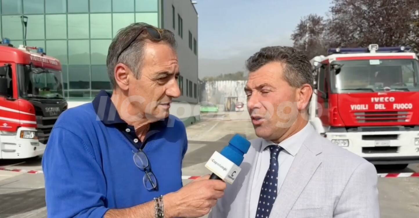 Incendio capannone Asm, Lanfranco Massimi: “Perso un terzo della flotta mezzi”