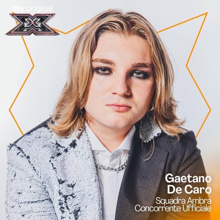 Il giovane talento aquilano Gaetano De Caro sul palco di X Factor