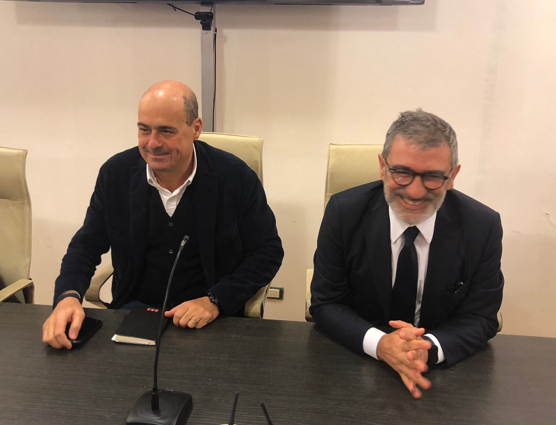 Zingaretti in Abruzzo per sostenere Luciano D’Amico