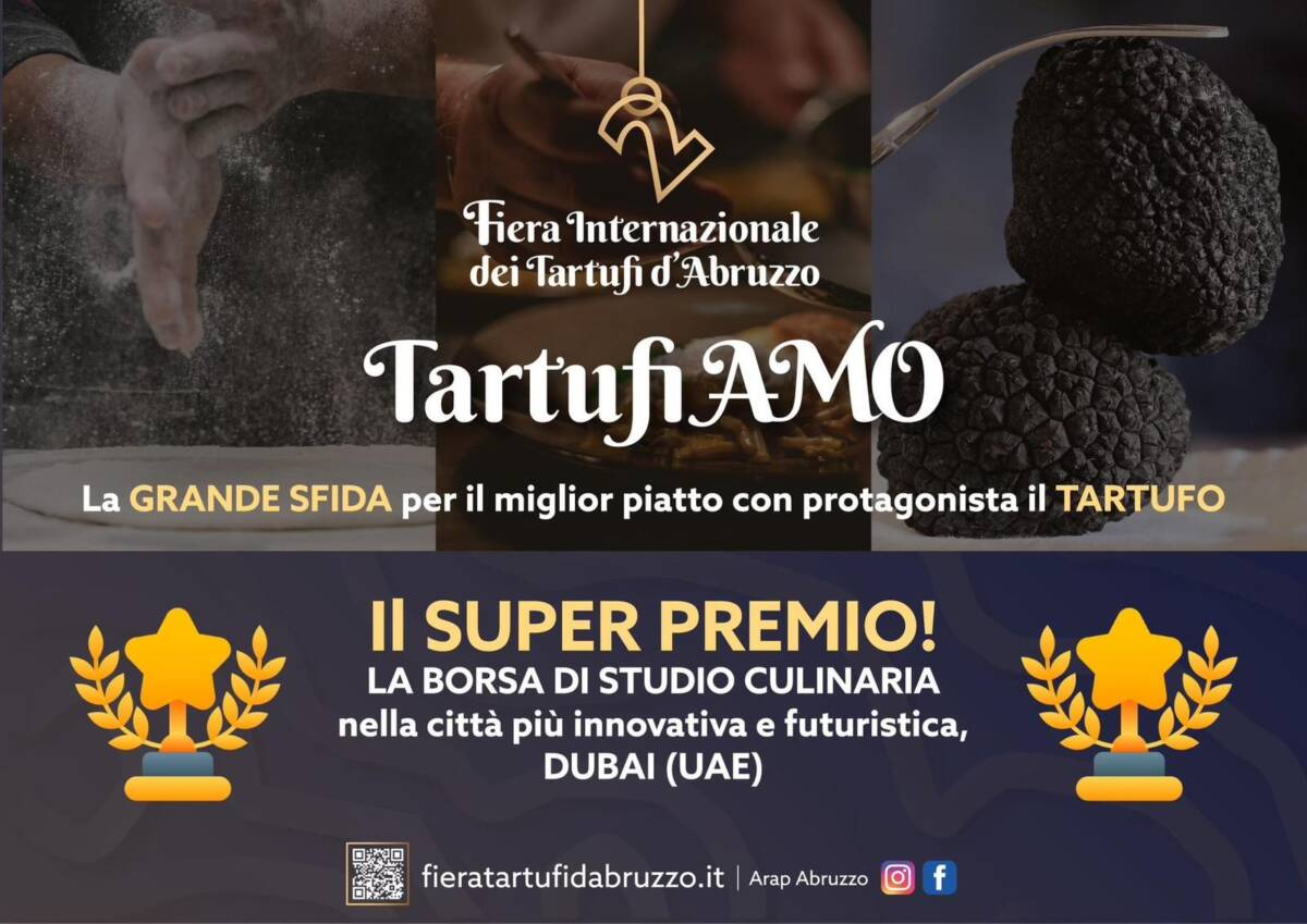 FIERA INTERNAZIONALE DEI TARTUFI D’ABRUZZO: CONCORSO SOCIAL PER STUDENTI ISTITUTI ALBERGHIERI | Ultime notizie di cronaca Abruzzo