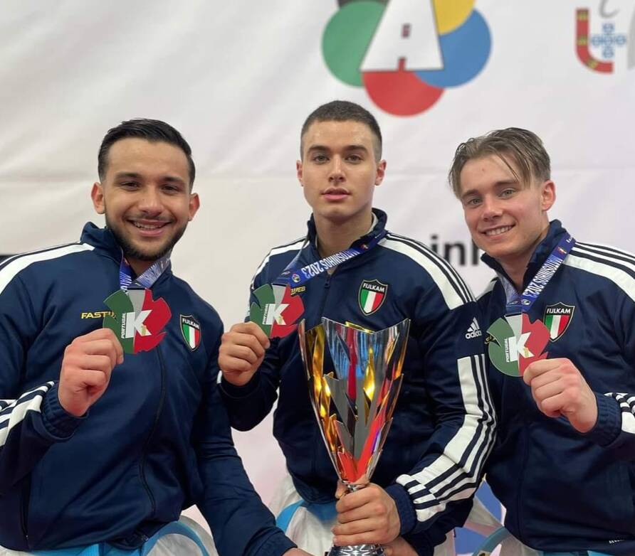 Karate, il team Arnone – Binotto – Villano conquista l’argento alla Coppa del Mondo di Serie A