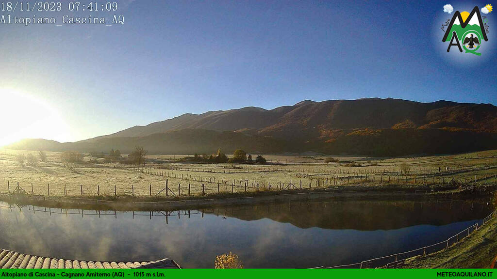 Temperature da brividi sull’aquilano: -10° all’Altopiano delle Rocche