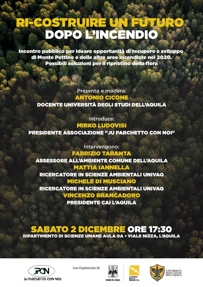 L’AQUILA: “RICOSTRUIRE UN FUTURO DOPO L’INCENDIO”, SABATO INCONTRO PUBBLICO | Ultime notizie di cronaca Abruzzo