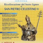 San Pietro Celestino V, il busto ligneo torna a Collemaggio dopo il restauro