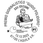 Premio Guido Polidoro, annullo filatelico delle Poste italiane