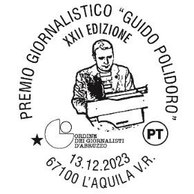 Premio Guido Polidoro, annullo filatelico delle Poste italiane
