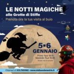 Notti Magiche alle Grotte di Stiffe, arrivano le prime visite al buio del 2024