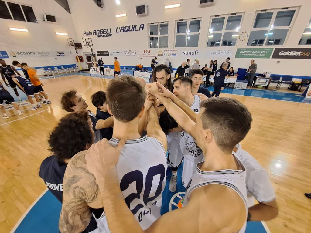 Nuovo Basket Aquilano, vittoria ricercata sulla Fortitudo Isernia