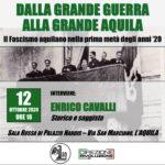 DOMANI CONFERENZA SUL TEMA “IL FASCISMO AQUILANO NELLA PRIMA META’ DEGLI ANNI VENTI” | Notizie di cronaca