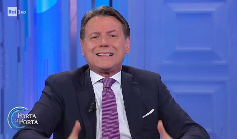 Giuseppe Conte ospite a Porta a Porta | 1/10/2024