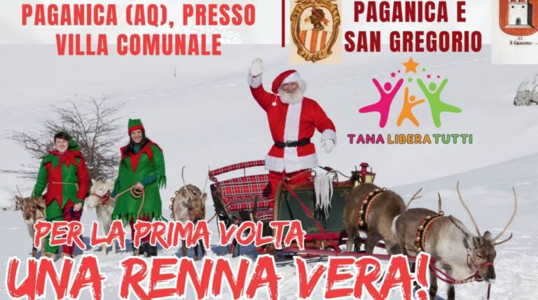“PER LA PRIMA VOLTA UNA RENNA VERA”: POLEMICHE ALL’AQUILA. ORGANIZZATORI: “L’EVENTO SI TERRA'” | Notizie di cronaca