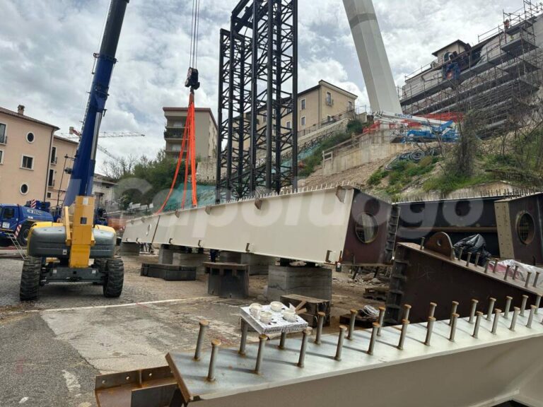 Il Ponte Belvedere prende forma, al lavoro per i primi 30 metri di cavalcavia