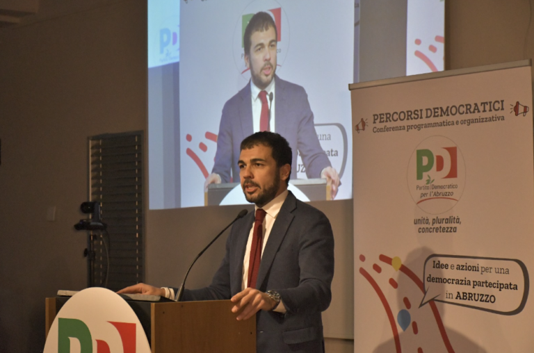 PD Abruzzo: il segretario scrive agli iscritti: “Serve un nuovo inizio”