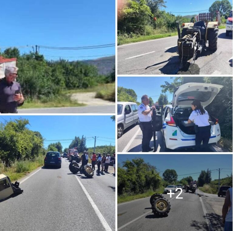 L’AQUILA: PAUROSO SCHIANTO AUTO-TRATTORE FRA COPPITO E PRETURO, 3 FERITI. MEZZO AGRICOLO A PEZZI | Notizie di cronaca