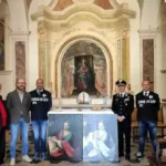 RESTITUITA A SULMONA UNA ANTICA TELA DEL 17ESIMO SECOLO TRAFUGATA NEL 2004 | Notizie di cronaca