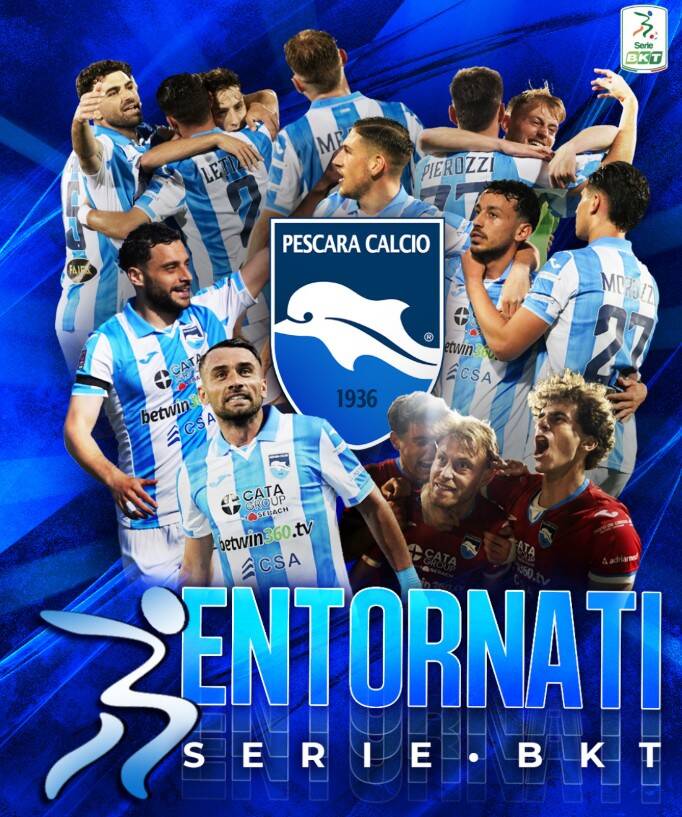 Il Pescara promosso in Serie B